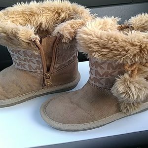 Lil lettie tan MK toddler boots